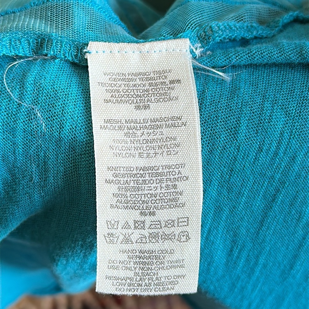Teal Free People Top - Picture 6 of 6